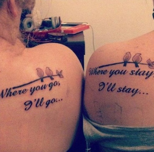best friends matching tattoos