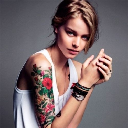the blooming garden cool tattoos for girls