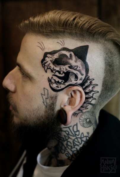 skull tattoos for men named resident evil