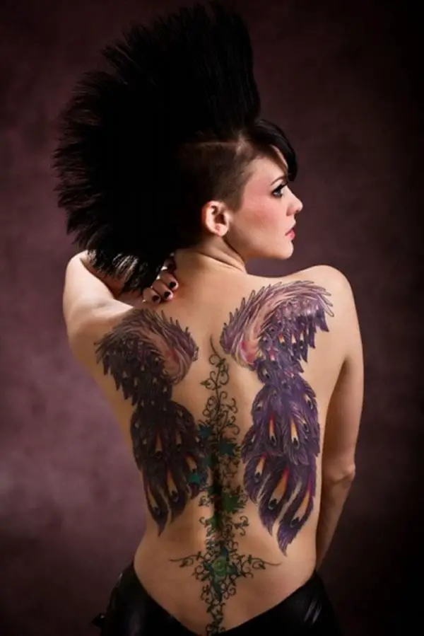 back tattoos for women