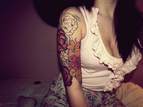 half-sleeve-tattoos-for-women-6