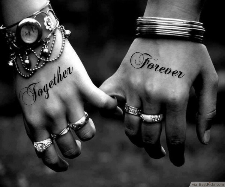 together forever matching tattoos