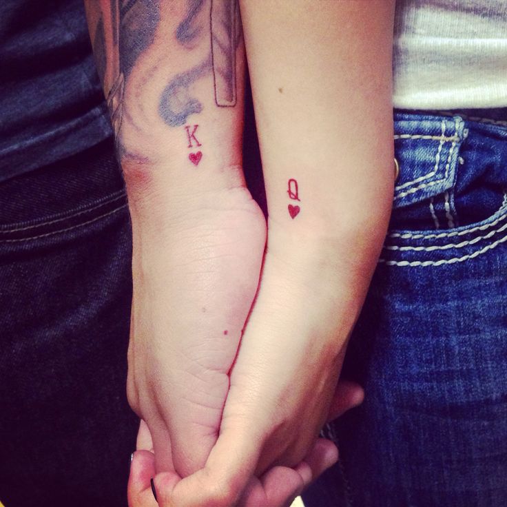itsy bitsy matching tattoos for couple