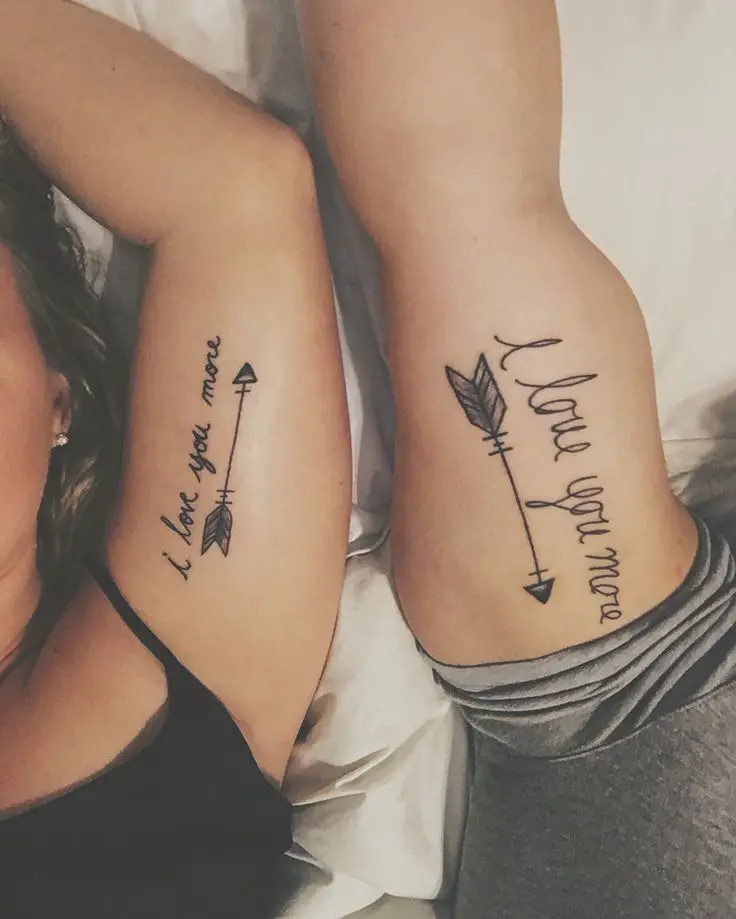 50 Matching Couple Tattoo Ideas To Try with Your Significant Other   Hairstyle