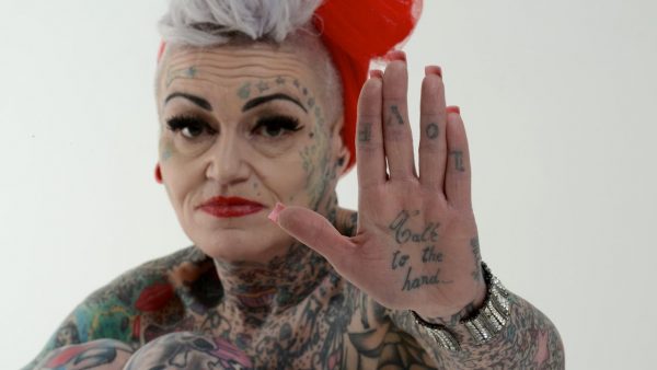 Glamor with Attitude old people tattoos