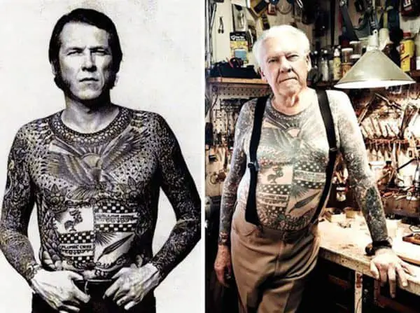 old people with tattoos that last forever