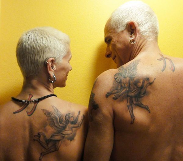 old couple Tattoos That Match