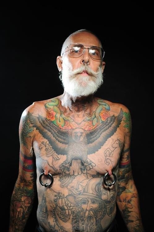 beautiful old people tattoos