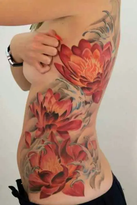 side tattoos for girls