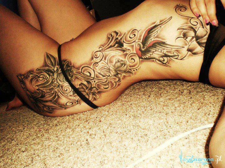 side-tattoos-for-girls-33