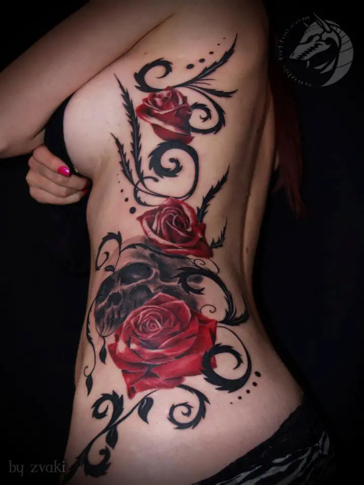 side tattoos for girls