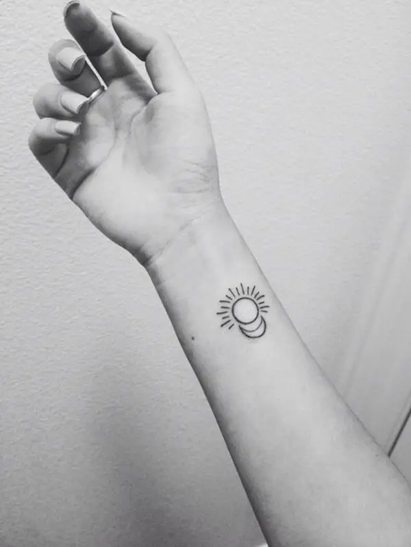 Sun And Moon Tattoos Meaning Design and Ideas 2023