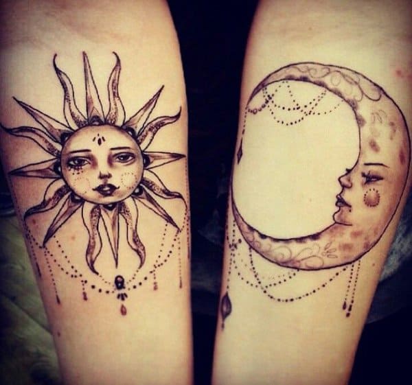 Update 92 about matching moon tattoos unmissable  indaotaonec