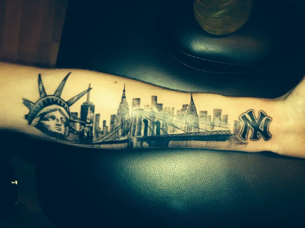 statue of liberty tattoo