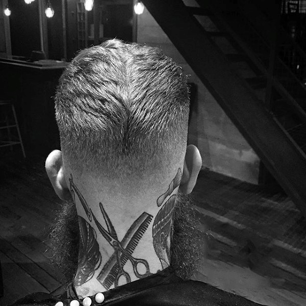 amazing back of neck tattoos