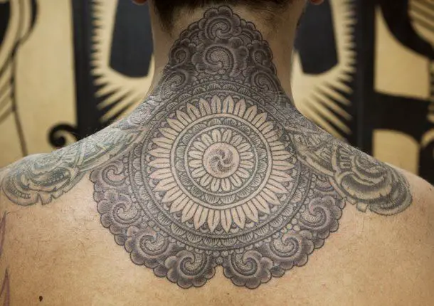 40 Insane Back of Neck Tattoos For Men To Try Now(2022)