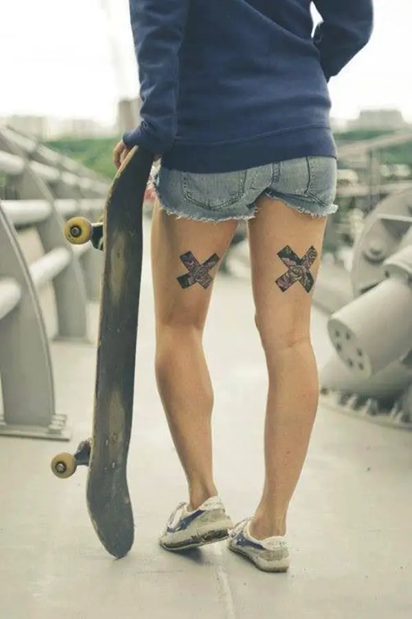 Tattoo uploaded by Raymond Scarborough  Ladies tribal hibiscus tattoo back  of legs  Tattoodo