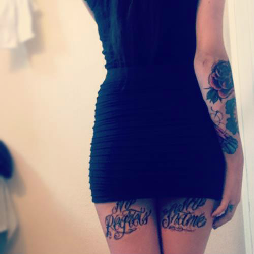 15 Cutest Back Of Thigh Tattoos For Women TattoosDesignIdea