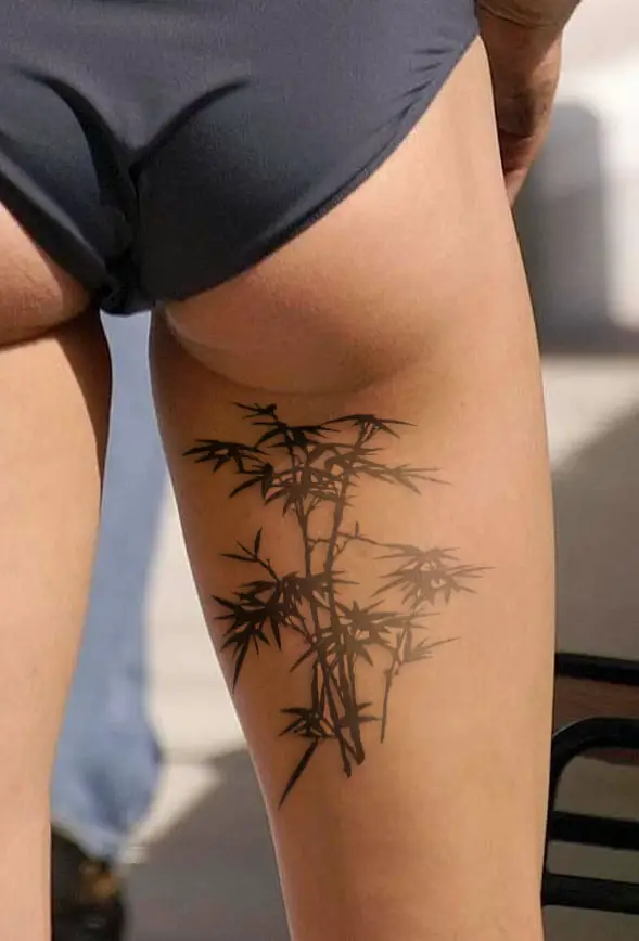 23 Back of Thigh Tattoo Ideas for Women  StayGlam