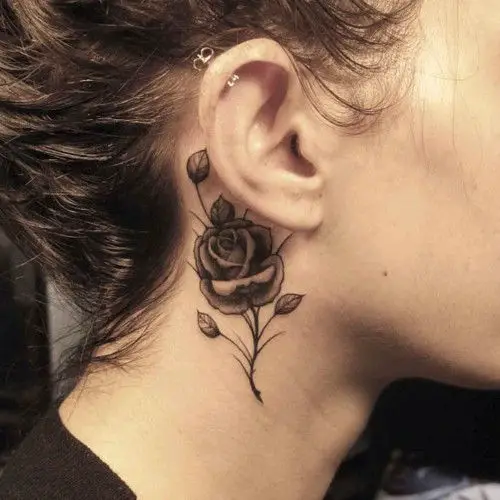 tattoos behind the ear