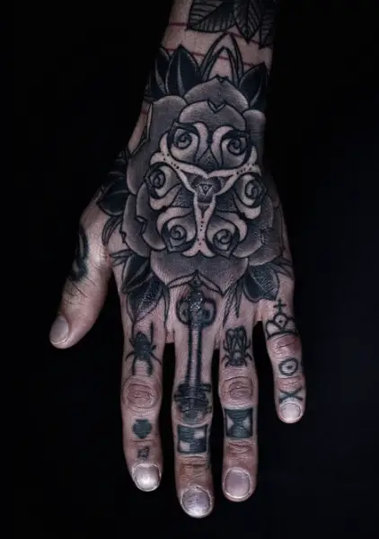 simple hand tattoos for men