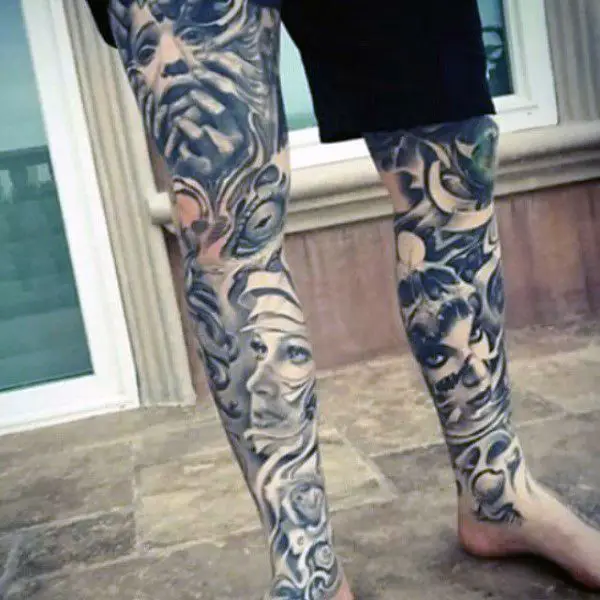 tattoo half sleeve legTikTok Search