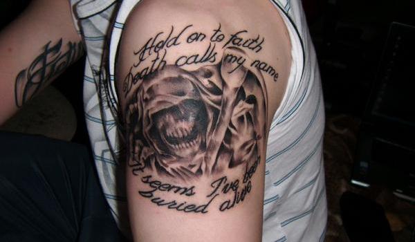 faith against dead meaningful tattoo