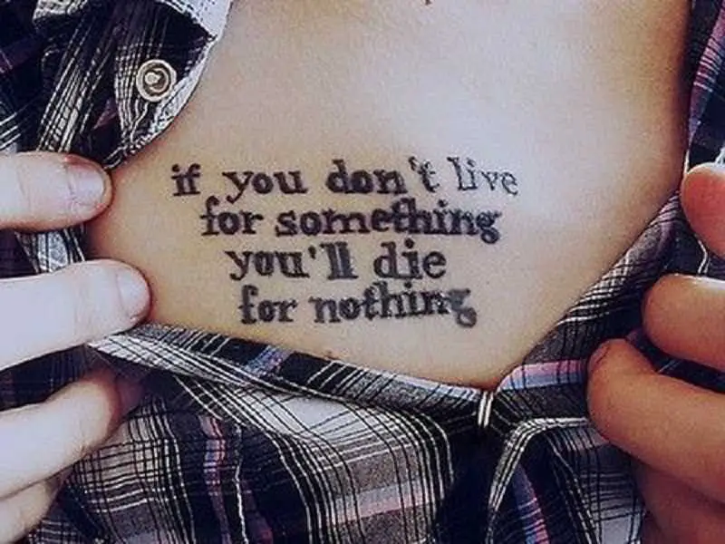 live or die meaningful tattoos for men
