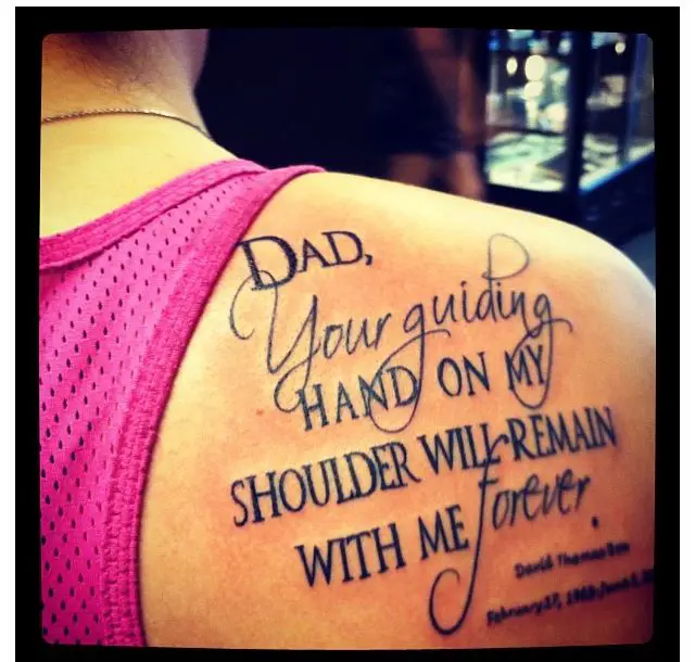 43 Emotional Memorial Tattoos to Honor Loved Ones  StayGlam