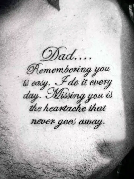 25 Inspiring Dad Tattoo Designs and Ideas for Kids