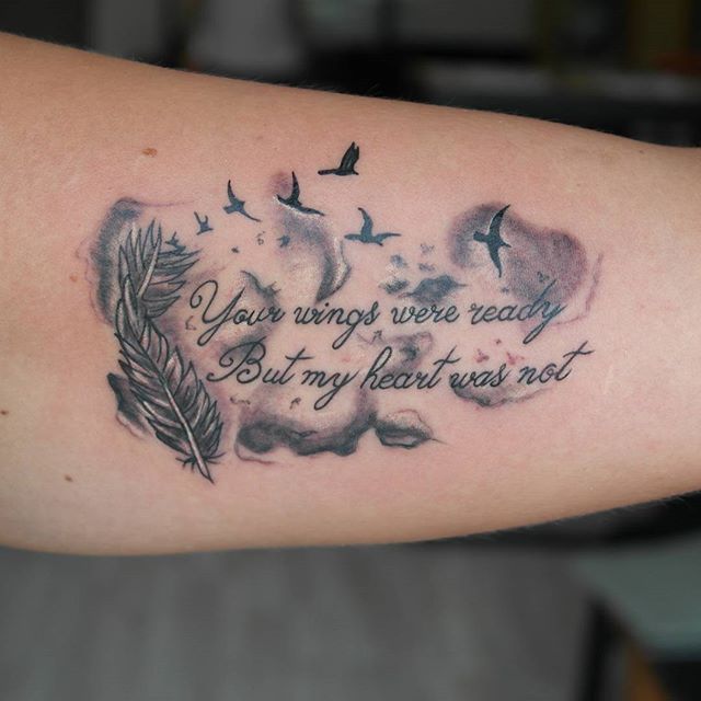 dog memorial tattoos quotes