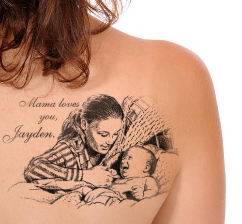 Screaming 4 Tattoos  Custom mother  Son tattoo design  Facebook