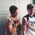 mother and son tattoo