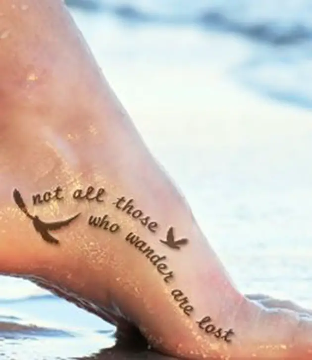 7 Interesting Not All Who Wander Are Lost Tattoo With Timeless Appeal