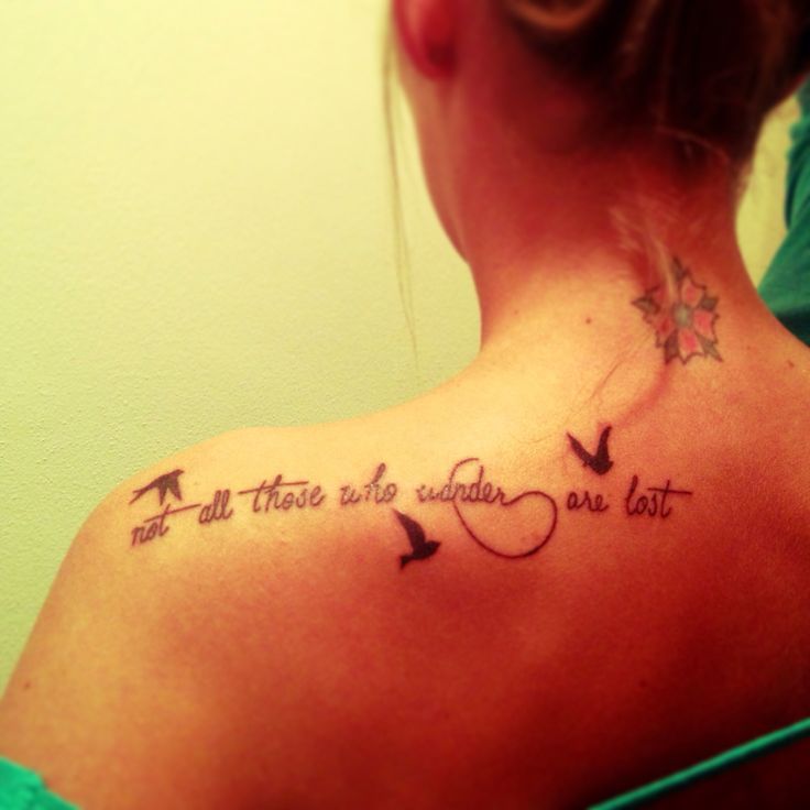 7 Interesting Not All Who Wander Are Lost Tattoo With Timeless Appeal