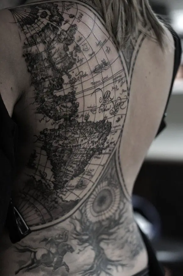 25 Fascinating Off The Map Tattoos That Are Hard To Resist