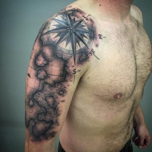 25 Fascinating Off The Map Tattoos That Are Hard To Resist