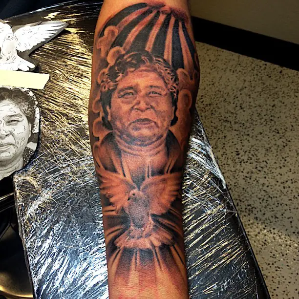 15 Rest In Peace Tattoos In Loving Memories Of The Departed