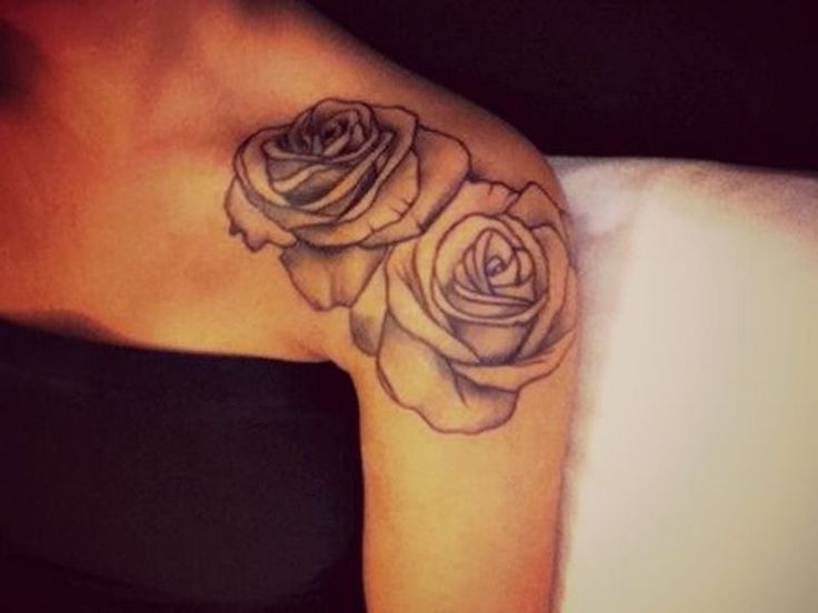 Beguiling Best Rose Simple Tattoos between arm and shoulders  Best Rose  Tattoos  Simple Tattoos  MomCanvas