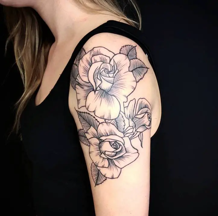 17 Rose Tattoo Designs for Women  Moms Got the Stuff