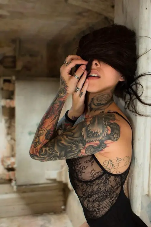 sleeve tattoo ideas for girl