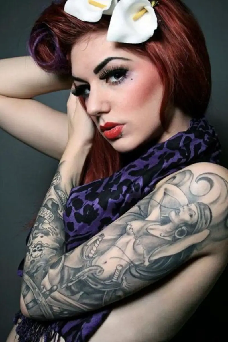 80 Feminine Full Sleeve Tattoos