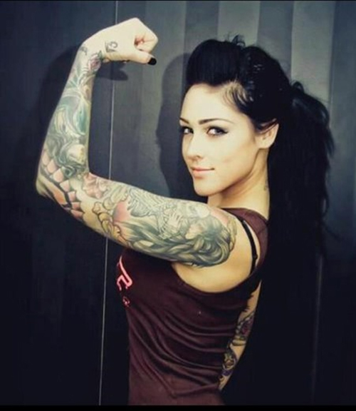 sleeve tattoos that define super women