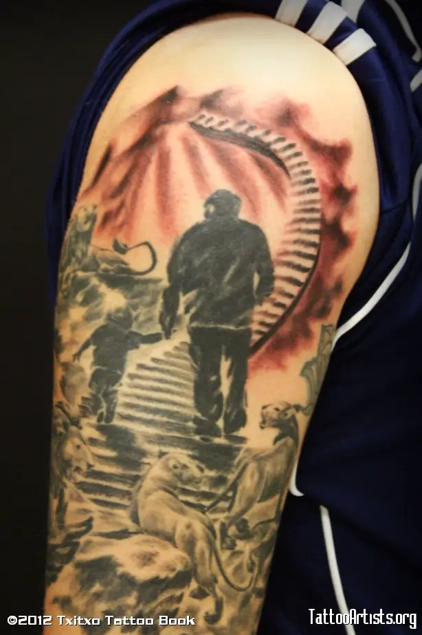 Angel and stairway to heaven  rtattoo