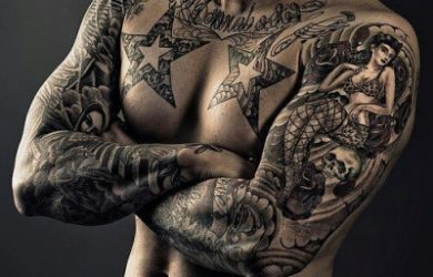 star tattoos for men
