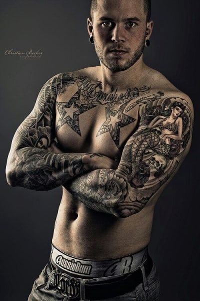 star tattoos for men