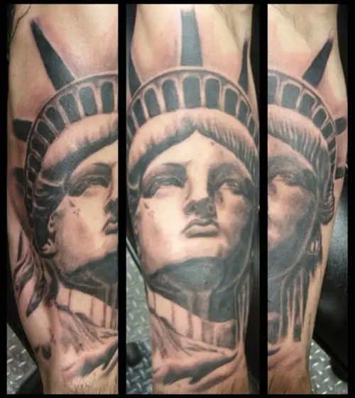 statue of liberty woman tattoo｜TikTok Search