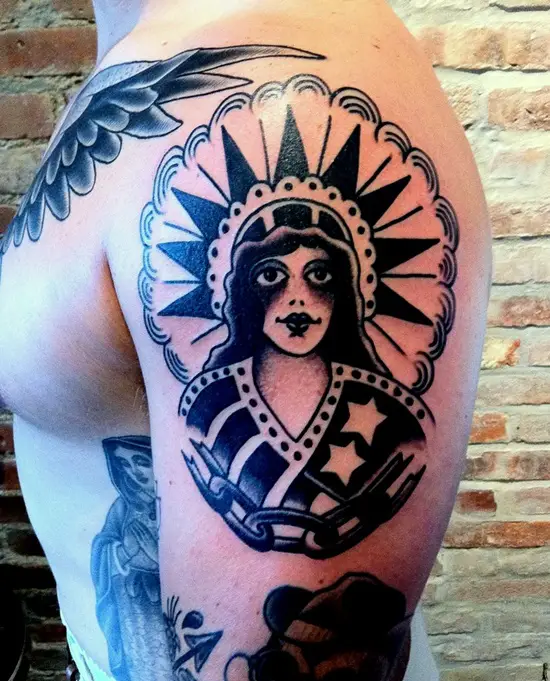 statue of liberty tattoo