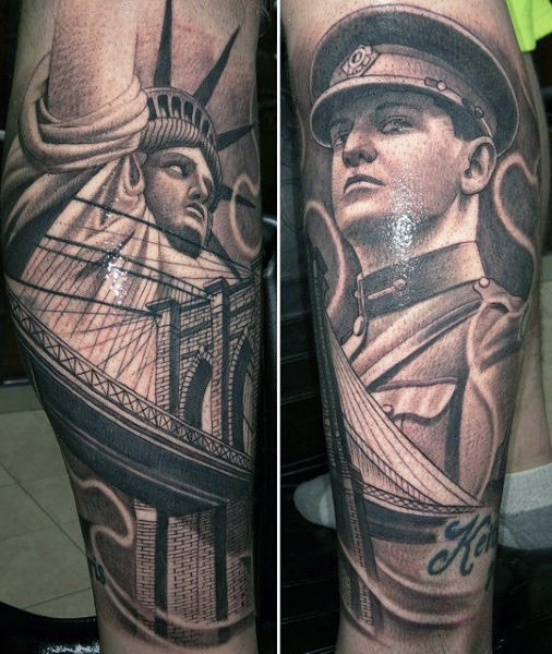 Statue of Liberty tattoo by Mashkow Tattoo  Post 30824