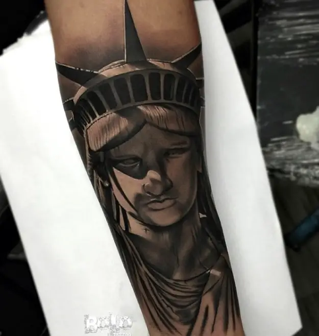 70 Statue Of Liberty Tattoo Designs For Men  New York City